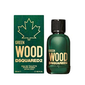 Apa de toaleta Dsquared2 Green Wood, 50 ml, pentru barbati