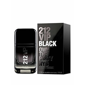 Apa de parfum Carolina Herrera 212 VIP Black, 50 ml, pentru barbati