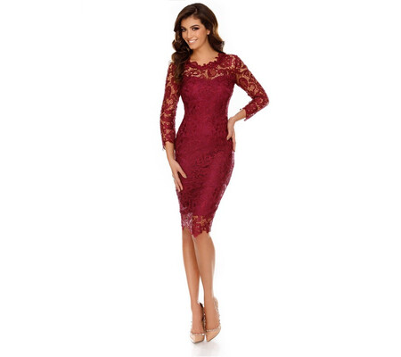 Rochie Noelle Bordo