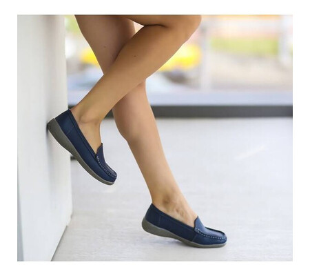 Pantofi Casual Leida Bleumarin