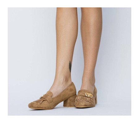 Pantofi Coval Camel