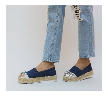 Espadrile Bostin Albastre