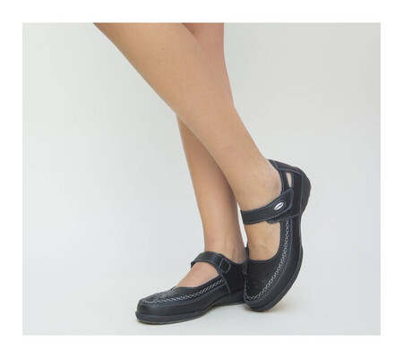 Pantofi Casual Confort Negri