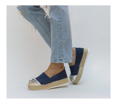 Espadrile Bostin Albastre