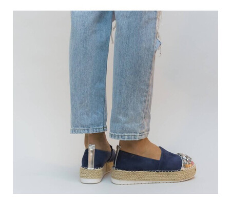 Espadrile Bostin Albastre