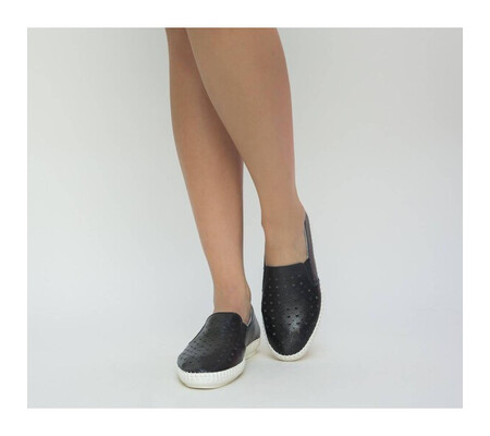 Pantofi Casual Base Negri