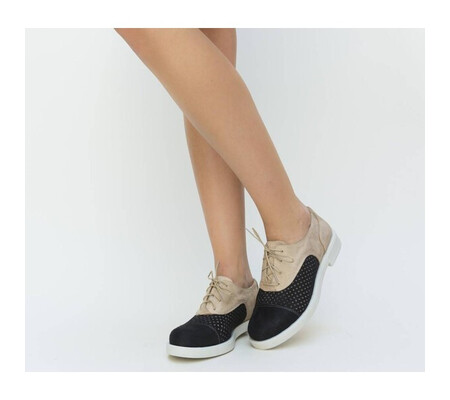 Pantofi Casual Lizete Negri 3