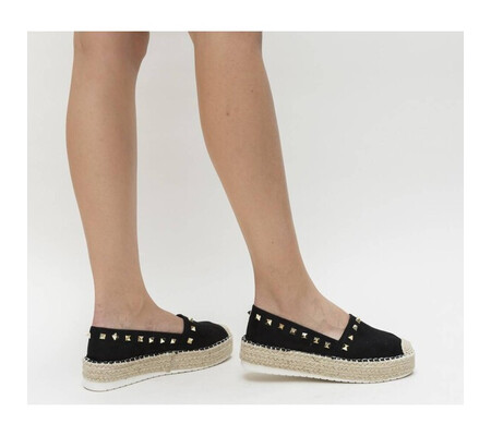 Espadrile Lester Negre