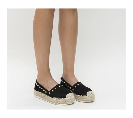 Espadrile Lester Negre