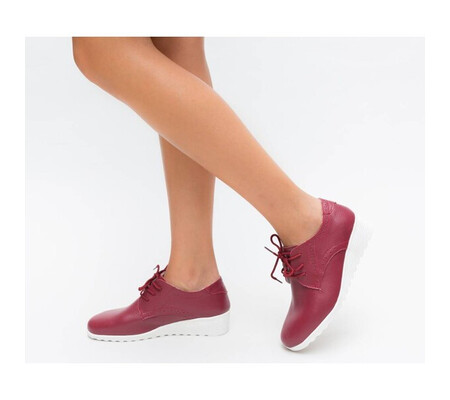 Pantofi Sport Manolis Burgundy