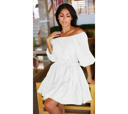 Rochie Maldive Alb