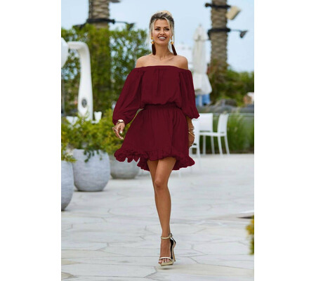 Rochie Voal Tenerife Bordo