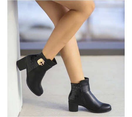 Botine Laras Negre