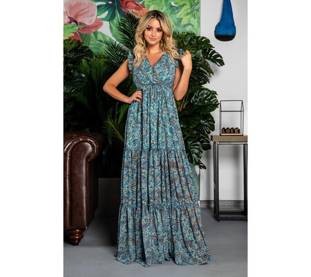 Rochie Evelyn Mint Multi