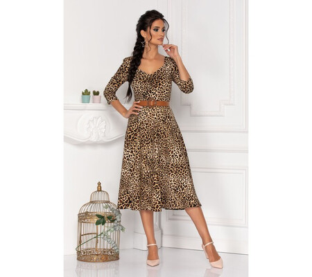 Rochie Hariett Caramel