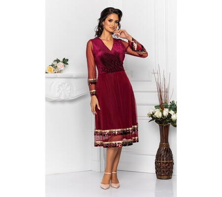 Rochie Sindy Bordo