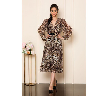 Rochie Ingrid Animal Print