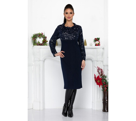 Rochie Joelle Bleumarin