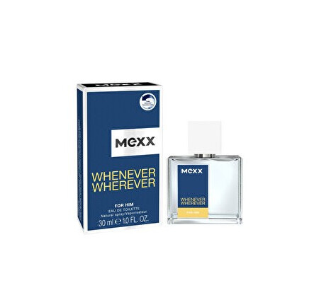 Apa de toaleta Mexx Whenever Wherever Man, 30 ml, pentru barbati