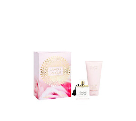 Set cadou Lalique L'Amour (Apa de parfum 30 ml + Lotiune de corp 150 ml), pentru femei