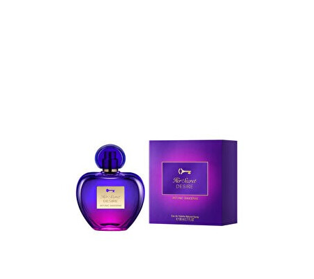 Apa de toaleta Antonio Banderas Her Secret Desire, 80 ml, pentru femei