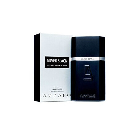 Apa de toaleta Azzaro Silver Black, 100 ml, pentru barbati