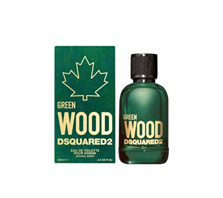 Apa de toaleta Dsquared2 Green Wood, 100 ml, pentru barbati