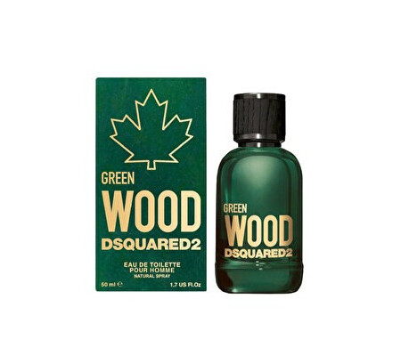 Apa de toaleta Dsquared2 Green Wood, 50 ml, pentru barbati