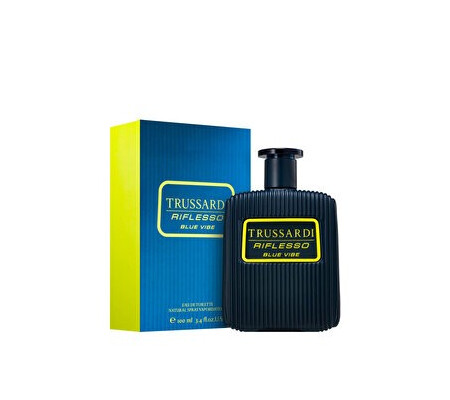 Apa de toaleta Trussardi Riflesso Blue Vibe, 100 ml, pentru barbati