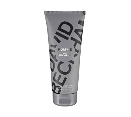 Gel de dus David Beckham Homme, 200 ml, pentru barbati