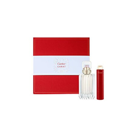 Set cadou Cartier Carat (Apa de parfum 100 ml + Travel spray 15 ml), pentru femei