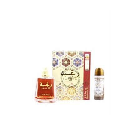 Set cadou Lattafa Raghba (Apa de parfum 100 ml + Deospray 50 ml), pentru femei