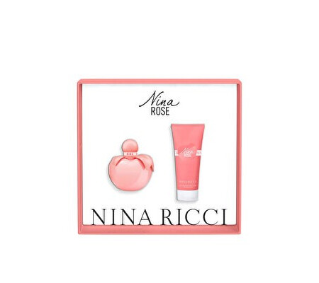 Set cadou Nina Ricci Nina Rose (Apa de toaleta 80 ml + Lotiune de corp 100 ml), pentru femei