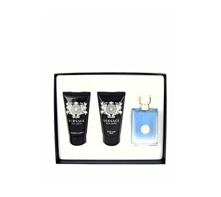 Set cadou Versace Pour Homme (Apa de toaleta 50ml + Gel de dus 50ml + After shave balsam 50ml), pentru barbati