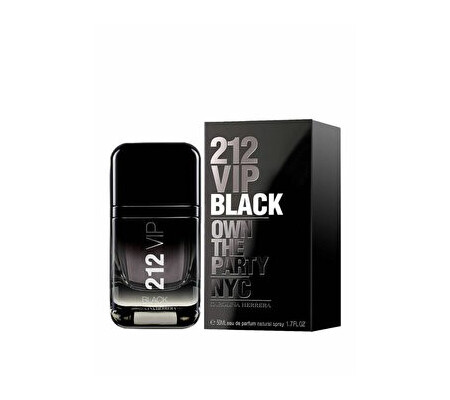 Apa de parfum Carolina Herrera 212 VIP Black, 50 ml, pentru barbati