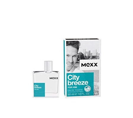 Apa de toaleta Mexx City Breeze, 50 ml, pentru barbati