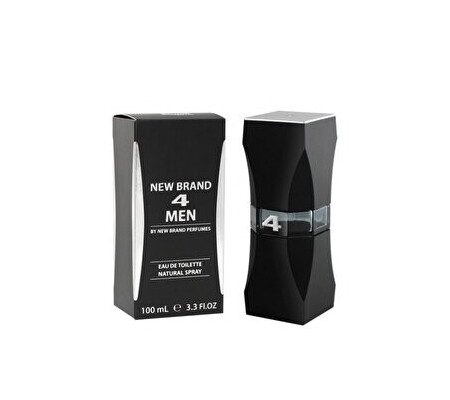 Apa de toaleta New Brand Perfumes 4 Men, 100 ml, pentru barbati