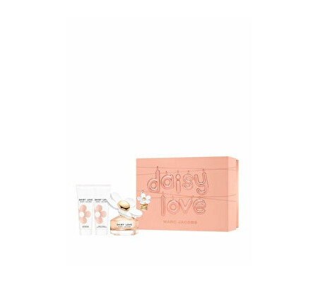 Set cadou Marc Jacobs Daisy Love (Apa de toaleta 50 ml + Lotiune de corp 75 ml + Gel de dus 75 ml), pentru femei