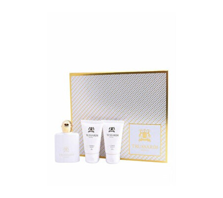 Set cadou Trussardi Donna 2011 (Apa de parfum 30 ml + Gel de dus 30 ml + Lotiune de corp 30 ml), pentru femei